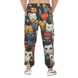 Men's Sweatpants Cute Cats Collage