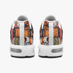 Air Cushion Sneakers Colorful Cats Art Pattern