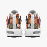 Air Cushion Sneakers Colorful Cats Art Pattern