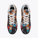 Air Cushion Sneakers Colorful Cats Art Pattern