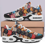 Air Cushion Sneakers Colorful Cats Art Pattern