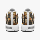 Air Cushion Sneakers Cats Art Oil Painting
