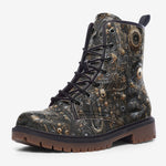 Leather Boots Science Fiction Mechanical Skulls Concept