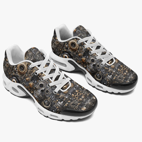 Air Cushion Sneakers Science Fiction Mechanical Skulls Concept