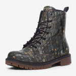 Leather Boots Surreal Symbolism Metal Skulls Mosaic