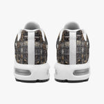 Air Cushion Sneakers Surreal Symbolism Metal Skulls Mosaic