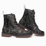 Leather Boots Surreal Symbolism Metal Skulls Mosaic