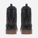 Leather Boots Surreal Symbolism Metal Skulls Mosaic