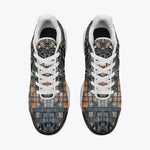 Air Cushion Sneakers Skull Gears Mosaic Art