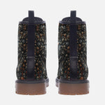 Leather Boots Skull Gears Mosaic Art
