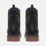 Leather Boots Skull Gears Mosaic Art