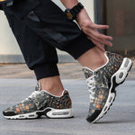 Air Cushion Sneakers Skull Gears Mosaic Art