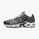 Air Cushion Sneakers Skull Gears Mosaic Art