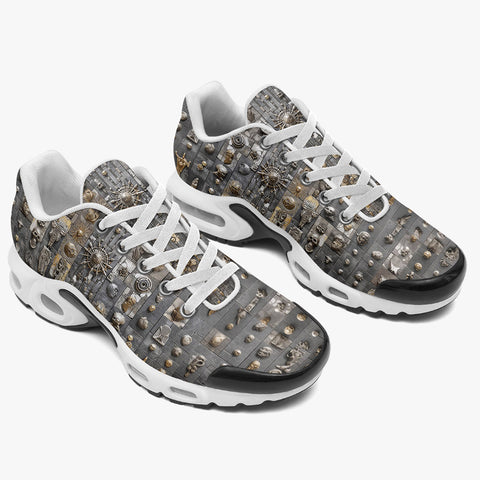 Air Cushion Sneakers Metal Antiques Wall Mosaic