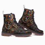 Leather Boots Tribal Wooden Ornaments