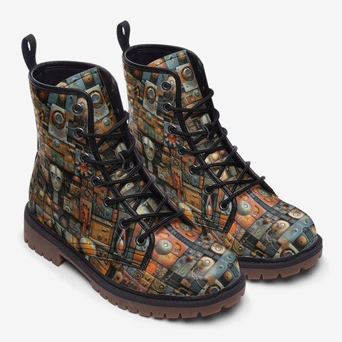 Leather Boots Fantasy Artwork Mosaic