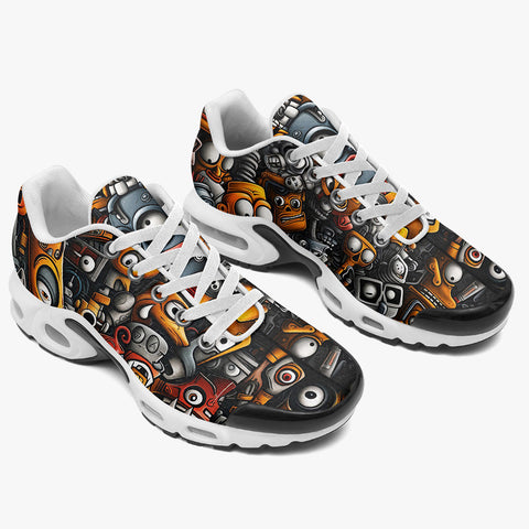 Air Cushion Sneakers Cartoon Robots Art