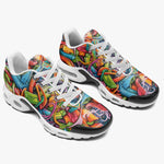 Air Cushion Sneakers Colorful Graffiti