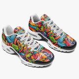Air Cushion Sneakers Colorful Graffiti