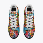 Air Cushion Sneakers Colorful Graffiti