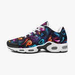 Air Cushion Sneakers Colorful Neon Graffiti Hearts