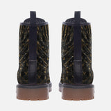 Leather Boots Demon Head