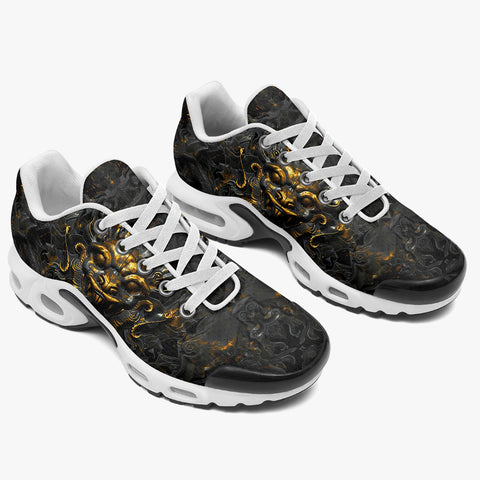 Air Cushion Sneakers Golden Devil Head