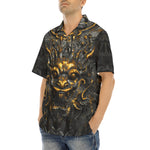 Hawaiian Shirt Golden Devil Head