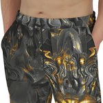 Men's Sweatpants Golden Devil Head