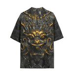 Hawaiian Shirt Golden Devil Head