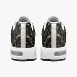 Air Cushion Sneakers Demon Face in Gold and Black