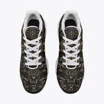 Air Cushion Sneakers Demon Face in Gold and Black