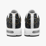 Air Cushion Sneakers Surreal Sculpture Gold and Black