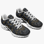 Air Cushion Sneakers Surreal Sculpture Gold and Black