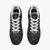 Air Cushion Sneakers Surreal Sculpture Gold and Black