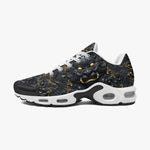 Air Cushion Sneakers Surreal Sculpture Gold and Black