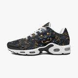 Air Cushion Sneakers Surreal Sculpture Gold and Black