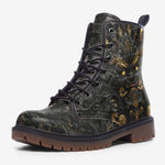 Leather Boots Gold and Black Dragon Wall Art