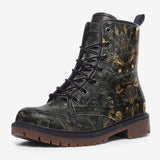 Leather Boots Gold and Black Dragon Wall Art