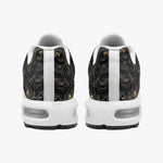 Air Cushion Sneakers Gold and Black Dragon Wall Art