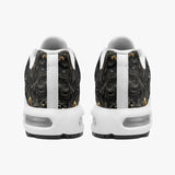 Air Cushion Sneakers Gold and Black Dragon Wall Art