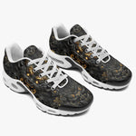 Air Cushion Sneakers Gold and Black Dragon Wall Art