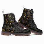 Leather Boots Gold and Black Dragon Wall Art