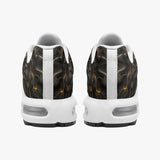 Air Cushion Sneakers Mysthical Face Golden Swirls