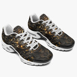 Air Cushion Sneakers Mysthical Face Golden Swirls