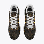 Air Cushion Sneakers Mysthical Face Golden Swirls