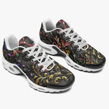 Air Cushion Sneakers Colorful Engraved Pattern Print