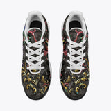 Air Cushion Sneakers Colorful Engraved Pattern Print