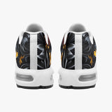 Air Cushion Sneakers Black and Gold Ornament