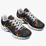 Air Cushion Sneakers Black and Gold Ornament